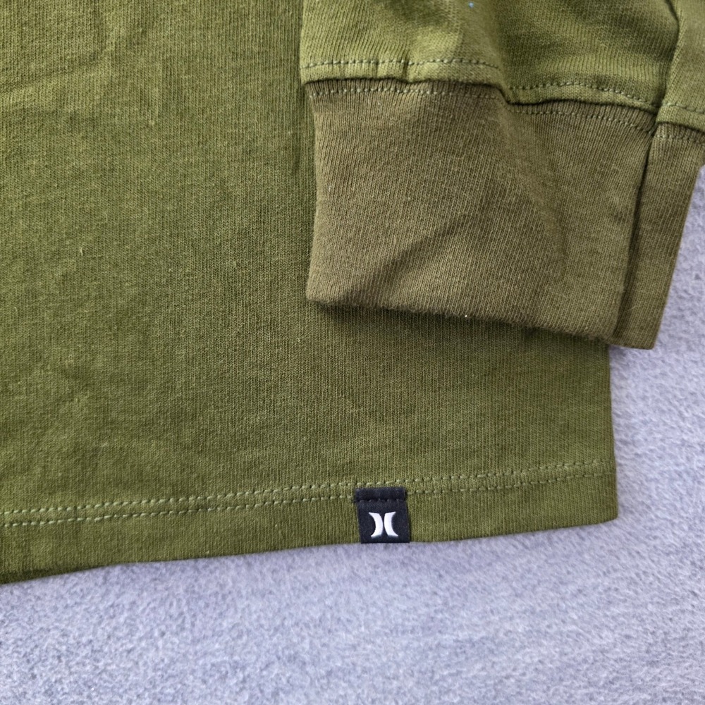 Hurley Mens Boxed Long Sleeve Graphic T-Shirt Olive Green Small BV1903-331 - Picture 6 of 9